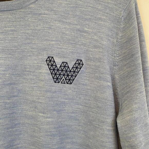 PETER MILLAR light blue merino wool sweater - Picture 5 of 6